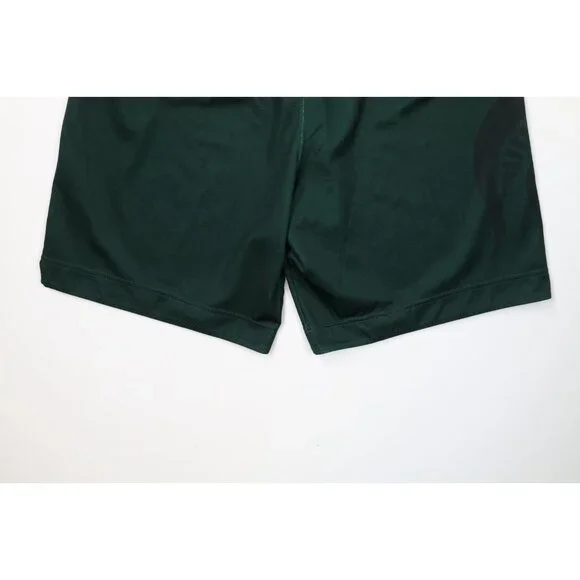 Nike Mens L Team Issued Michigan State University Basketball Shorts Green USA